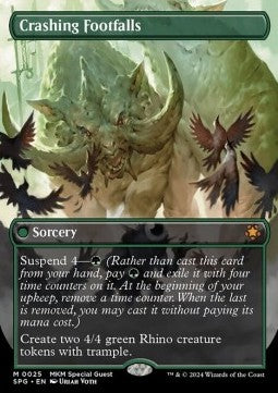Crashing Footfalls SPG-25 Mythic Near Mint Englisch