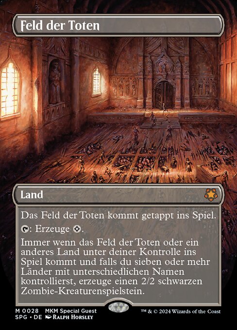 Feld der Toten SPG-28 Mythic Near Mint Deutsch Foil