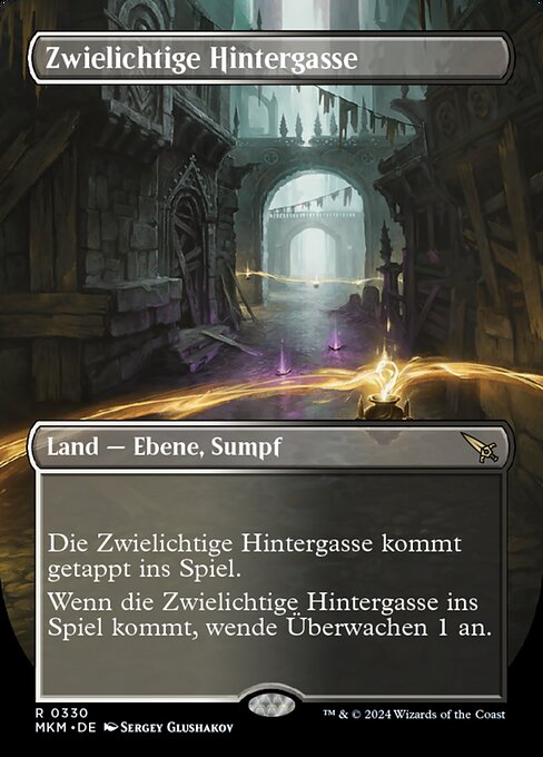 Zwielichtige Hintergasse XMKM-330 Rare Near Mint Deutsch