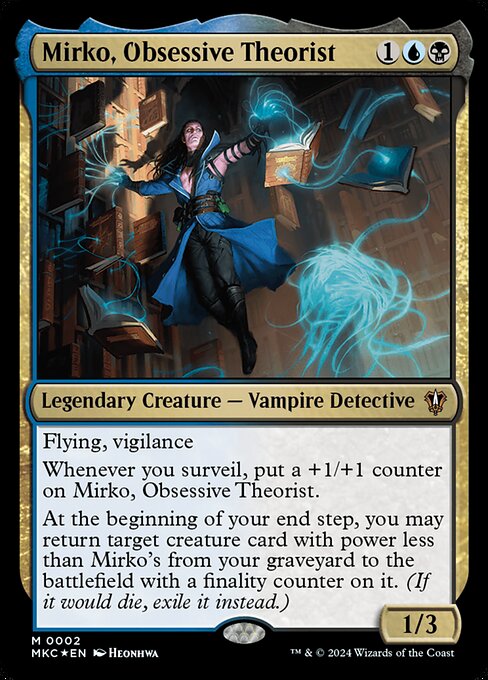 Mirko, Obsessive Theorist MKC-2 Mythic Excellent Englisch Foil