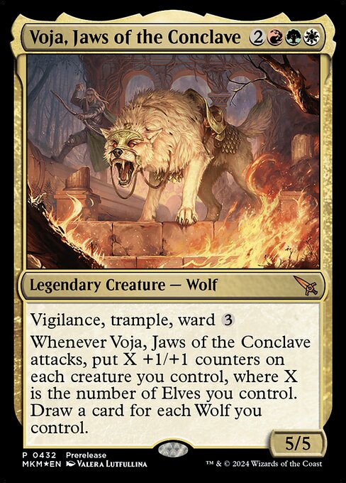 Voja, Jaws of the Conclave PMKM-432 Mythic Near Mint Englisch Foil