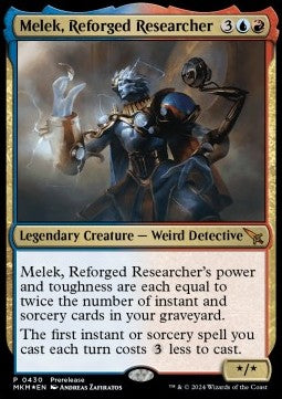 Melek, Reforged Researcher PMKM-430 Mythic Near Mint Englisch Foil
