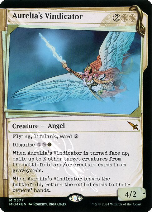 Aurelias Verfechterin (V.2) XMKM-377 Mythic Near Mint Englisch Foil