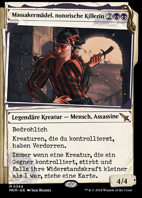 Massakermädel, notorische Killerin (V.1) XMKM-344 Mythic Good Deutsch