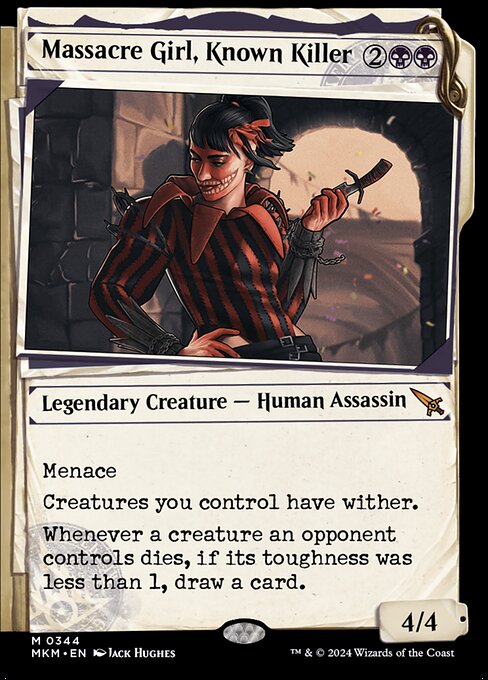 Massacre Girl, Known Killer XMKM-344 Mythic Excellent Englisch Foil