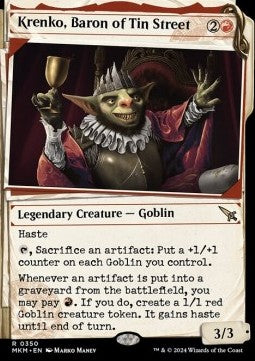 Krenko, Baron der Zinnstraße XMKM-350 Rare Excellent Englisch Foil