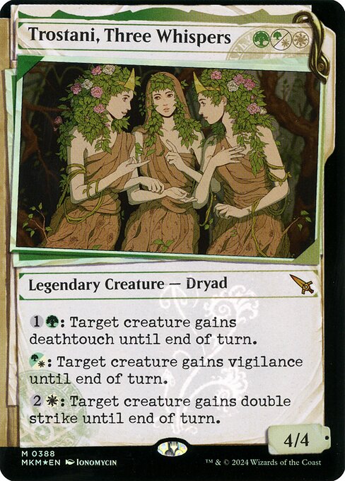 Trostani, dreifaltiges Raunen (V.3) XMKM-388 Mythic Excellent Englisch Foil