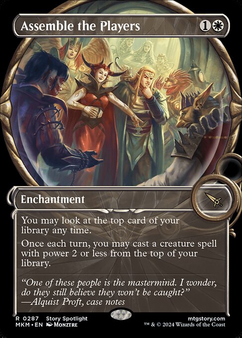 Versammlung der Akteure XMKM-287 Rare Near Mint Englisch Foil