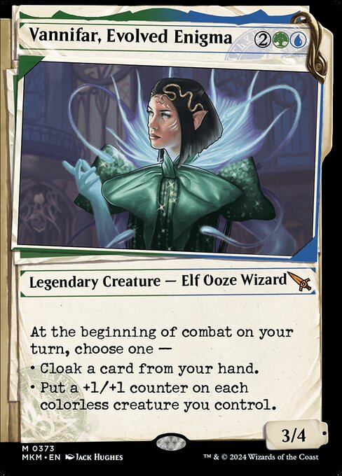 Vannifar, evolviertes Enigma (V.2) XMKM-373 Mythic Near Mint Englisch Foil