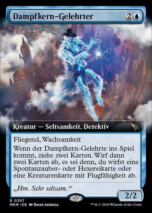 Dampfkern-Gelehrter XMKM-397 Rare Near Mint Deutsch