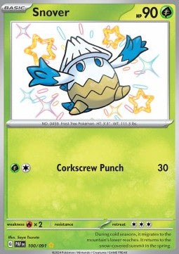 Snover PAF-100 Shiny Rare Near Mint Englisch