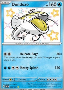 Dondozo PAF-126 Shiny Rare Near Mint Englisch