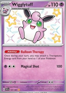 Wigglytuff PAF-147 Shiny Rare Excellent Englisch