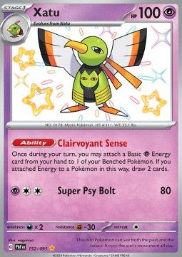 Xatu PAF-152 Shiny Rare Near Mint Englisch