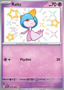 Ralts PAF-153 Shiny Rare Near Mint Englisch