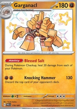 Garganacl PAF-178 Shiny Rare Near Mint Englisch