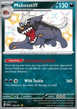 Mabosstiff PAF-188 Shiny Rare Near Mint Englisch