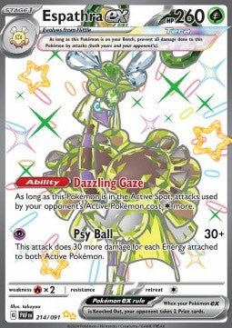 Psiopatra ex PAF-214 Shiny Ultra Rare Excellent Deutsch