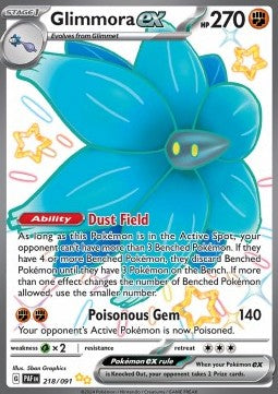 Glimmora ex PAF-218 Shiny Ultra Rare Near Mint Englisch