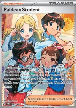 Paldean Student PAF-230 Ultra Rare Excellent Englisch