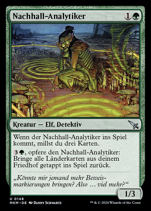 Nachhall-Analytiker MKM-148 Uncommon Excellent Deutsch