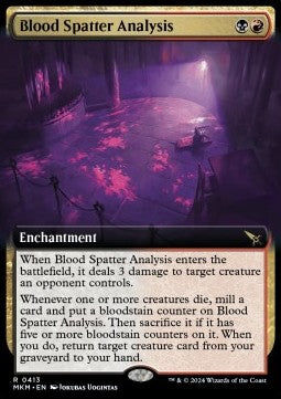 Blutspurenanalyse XMKM-413 Rare Excellent Englisch Foil
