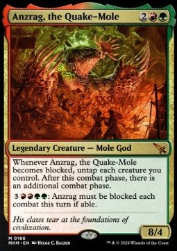 Anzrag, der Erdbeben-Maulwurf MKM-186 Mythic Excellent Deutsch