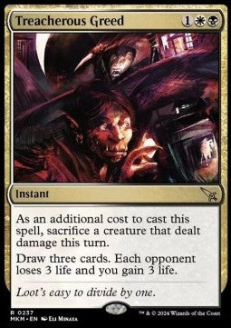 Treacherous Greed MKM-237 Rare Excellent Englisch