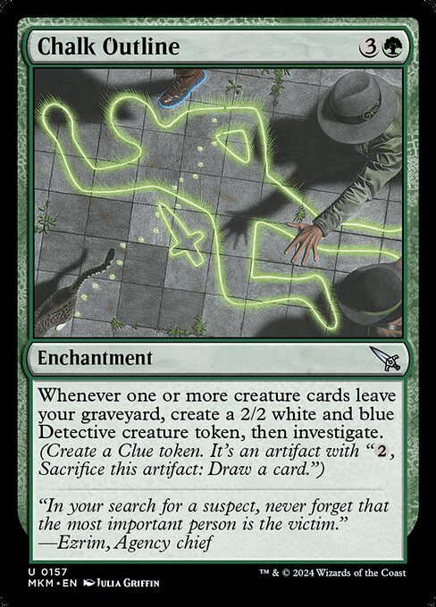 Chalk Outline MKM-157 Uncommon Excellent Englisch Foil