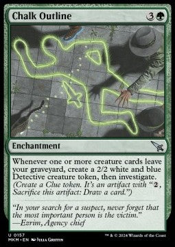 Chalk Outline MKM-157 Uncommon Excellent Englisch Foil