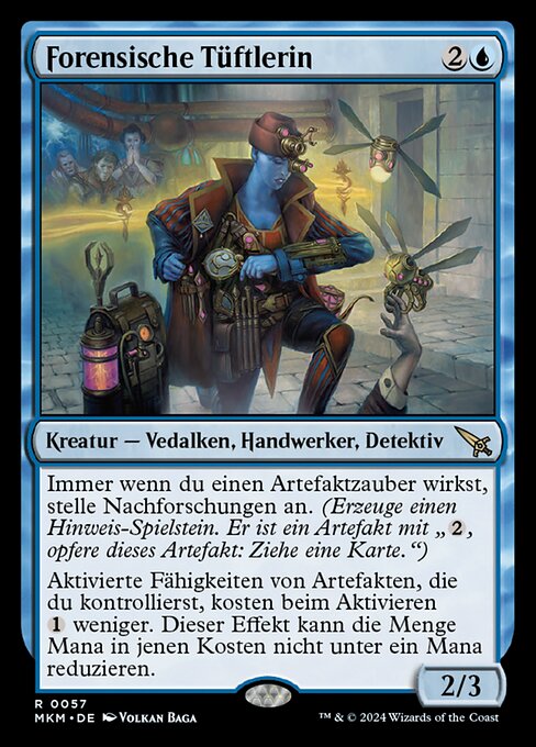 Forensische Tüftlerin MKM-57 Rare Good Deutsch Foil