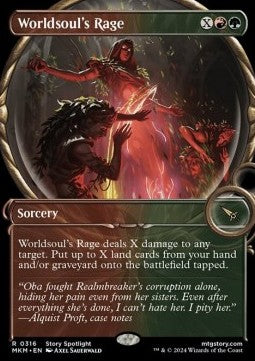 Worldsoul's Rage XMKM-316 Rare Near Mint Englisch Foil