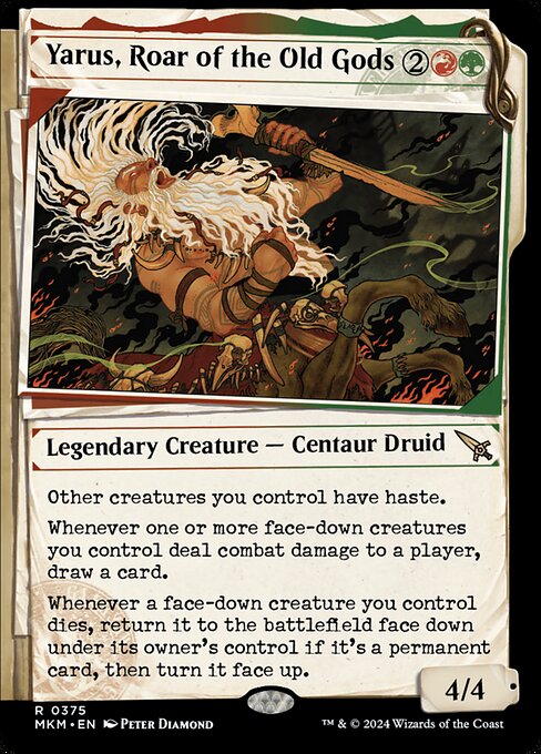 Yarus, Roar of the Old Gods XMKM-375 Rare Near Mint Englisch