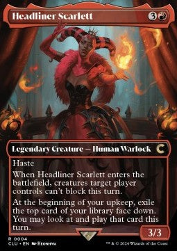Headliner Scarlett CLU-4 Rare Near Mint Englisch