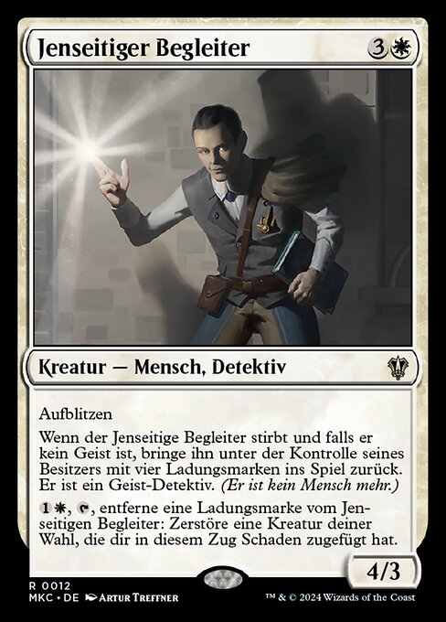 Jenseitiger Begleiter MKC-12 Rare Near Mint Deutsch