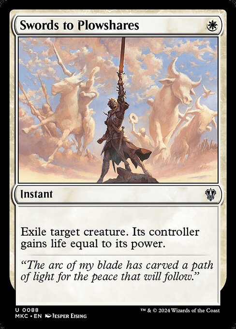 Swords to Plowshares MKC-88 Uncommon Near Mint Englisch