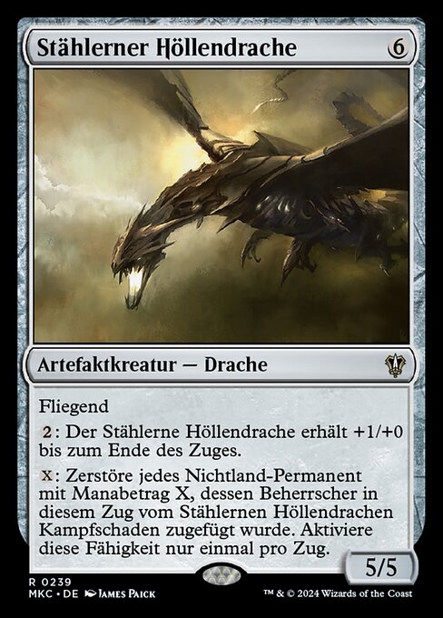 Stählerner Höllendrache MKC-239 Rare Near Mint Deutsch