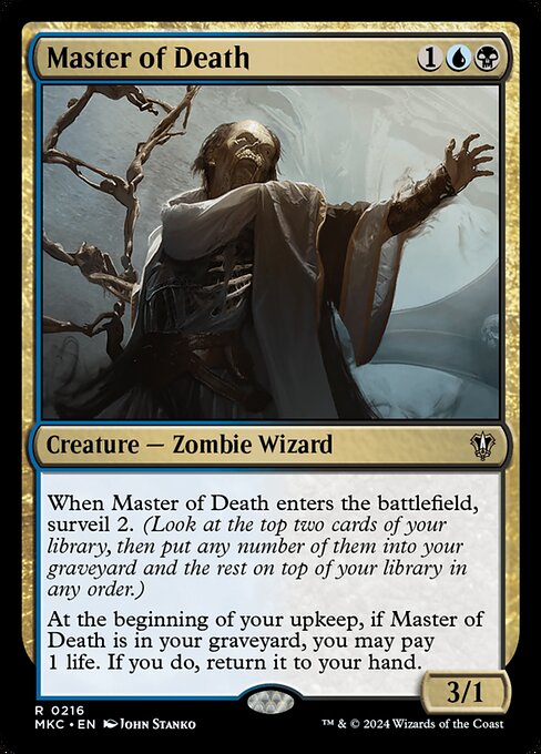 Master of Death MKC-216 Rare Near Mint Englisch