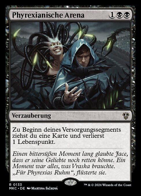 Phyrexianische Arena MKC-133 Rare Excellent Deutsch