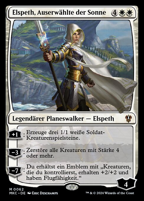 Elspeth, Auserwählte der Sonne MKC-62 Mythic Near Mint Deutsch