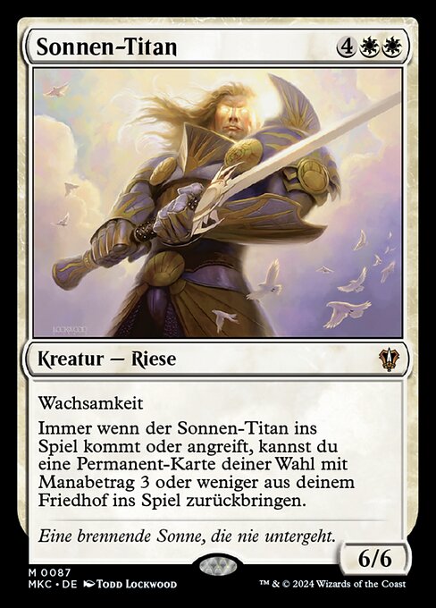Sonnen-Titan MKC-87 Mythic Near Mint Deutsch