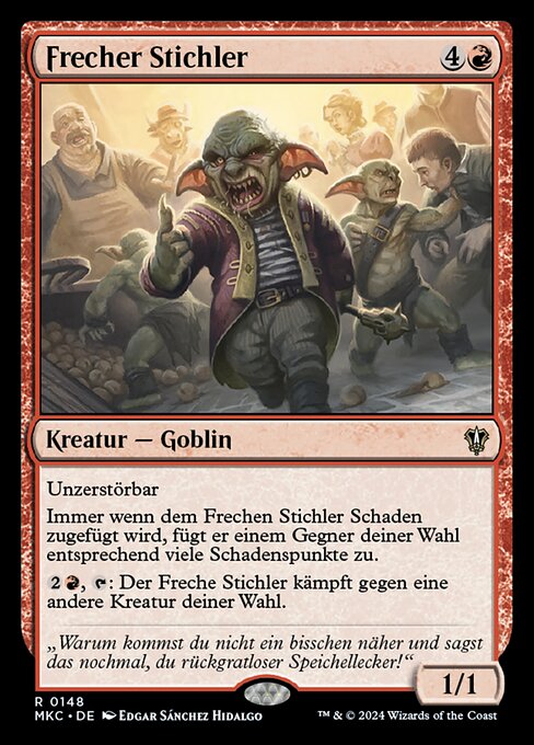 Frecher Stichler MKC-148 Rare Near Mint Deutsch