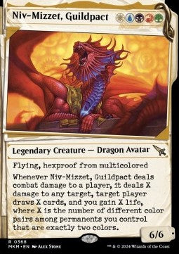 Niv-Mizzet der Gildenbund (V.2) XMKM-368 Rare Excellent Englisch