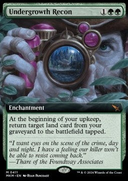 Undergrowth Recon XMKM-411 Mythic Near Mint Englisch