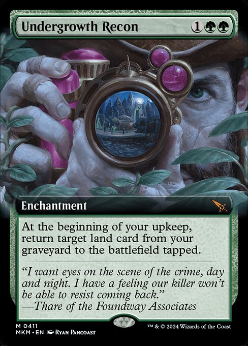 Undergrowth Recon XMKM-411 Mythic Near Mint Englisch