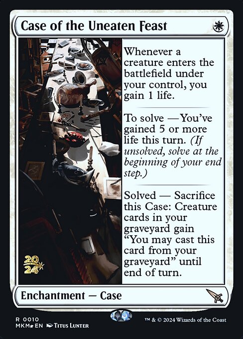 Case of the Uneaten Feast PMKM-10 Rare Near Mint Englisch Foil