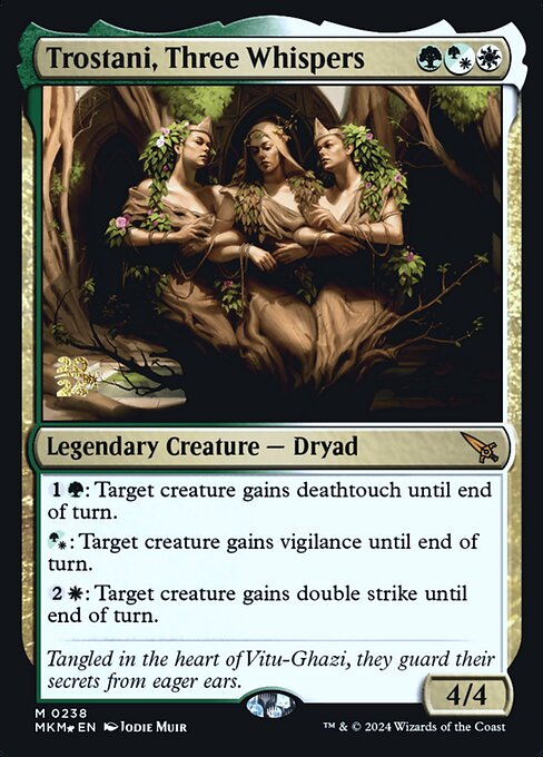 Trostani, dreifaltiges Raunen (V.1) PMKM-238 Mythic Excellent Deutsch Foil