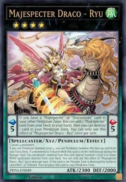 Majespenst Dracho - Ryu (V.1) PHNI-049 Ultra Rare Near Mint Deutsch 1. Auflage