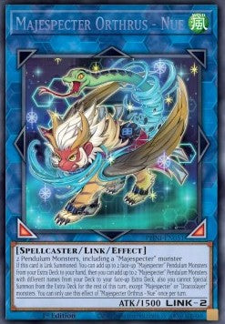 Majespecter Orthrus - Nue PHNI-051 Secret Rare Near Mint Englisch 1. Auflage