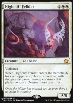 Highcliff Felidar SLDRCD-1 Mythic Excellent Englisch